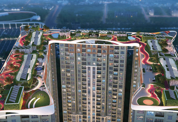Sky rooftop amenities