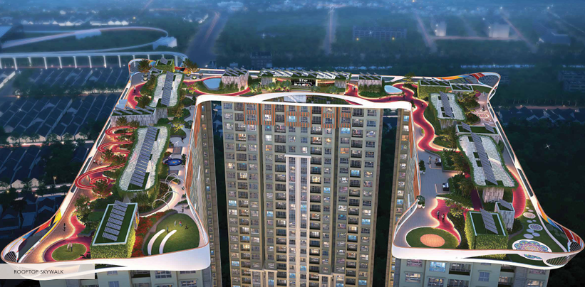 Sky rooftop amenities