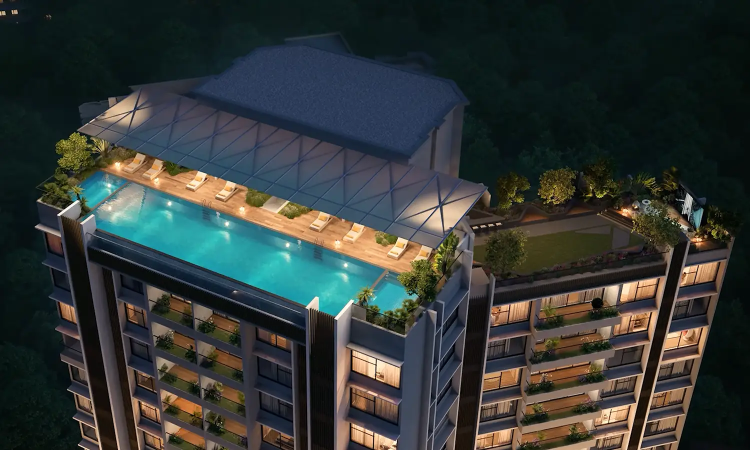 Rooftop amenities in chembur